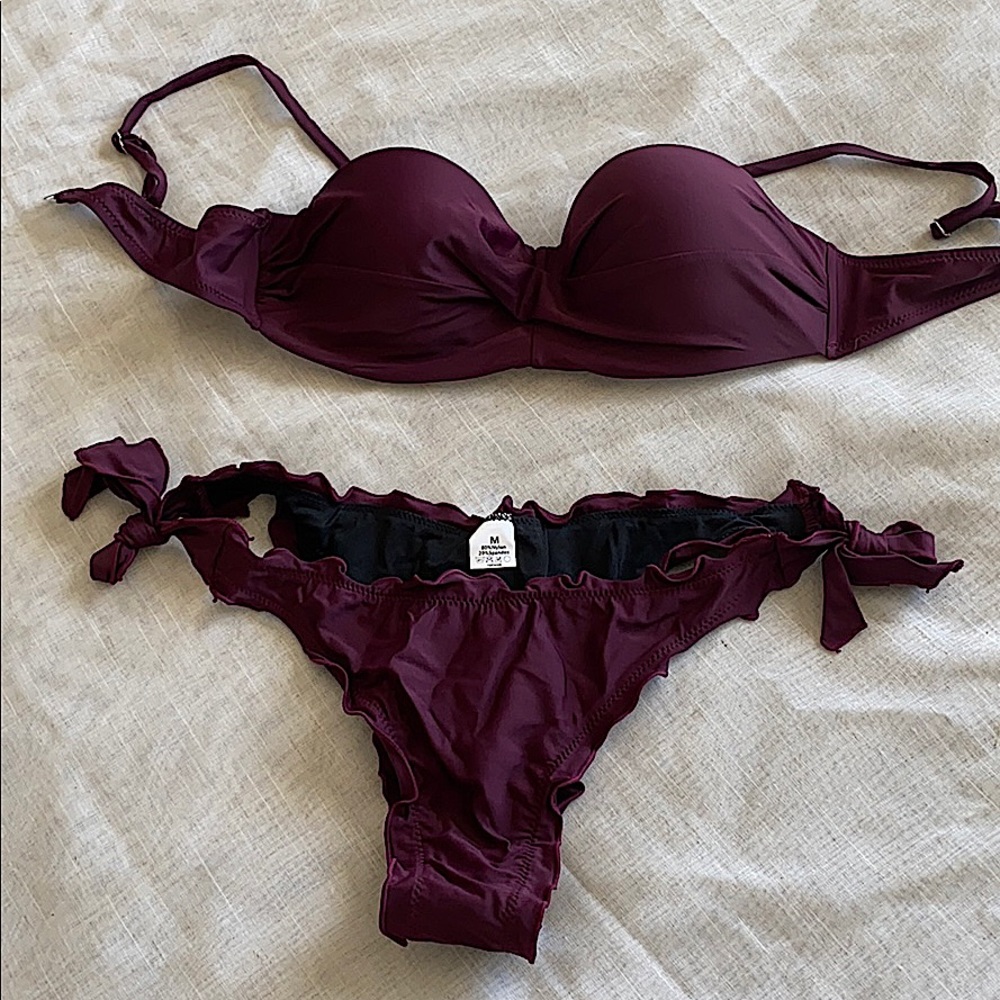 Maroon Bikini from SHEIN